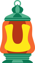 Lantern Lampion Letter Alphabet U