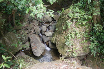 Schlucht mit Bach in El Valle de Antón in Panama