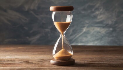 hourglass on the sand , clock, glass,timer , countdown 