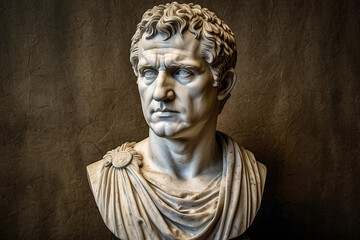Bust of Roman Emperor Caesar.02.