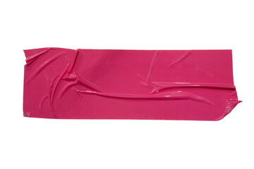 Pink plastic tape