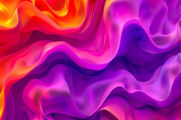 Obraz premium Fluid Abstract Art with Bright, Flowing Colors and Dynamic Textured Patterns