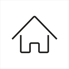 home vector icon line new template