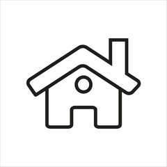 home vector icon line new template