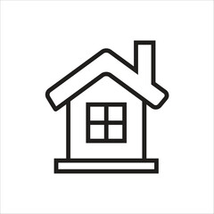 home vector icon line new template