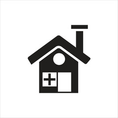 home vector icon line new template