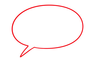 Fototapeta premium 손그림 말풍선