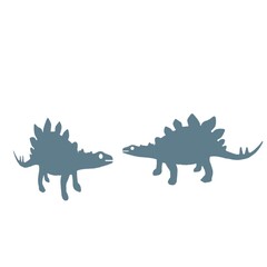 tyrannosaurus rex dinosaur vector . Two dinosaurs fight.