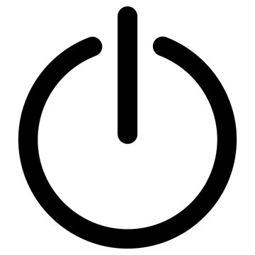 power icon, simple vector design