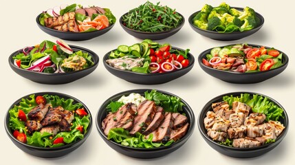 Sizzling Savory Salads A Delectable Array of ProteinPacked Delights