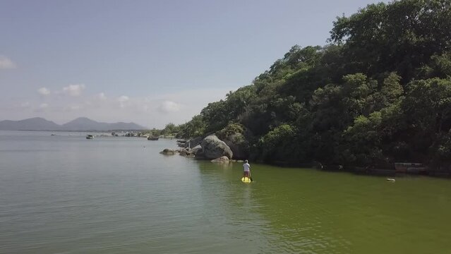 Lagoa da Concei&ccedil;&atilde;o Floripa Florianopolis Rendeiras Drone Standup Paddle Canoa Havaiana Barco Caiaque Natureza Turismo Atrativos Cultura Esporte Divers&atilde;o Ecoturismo Passeios Paisagem Surf Recrea&ccedil;&atilde;o