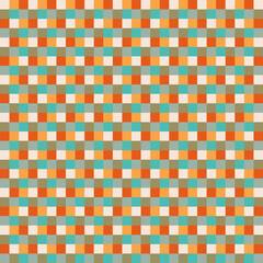 abstract background. Summer color Lumberjack plaid seamless pattern. Buffalo Check Patterns. Hipster Style Backgrounds. Vector Pattern Swatches made with Global Colors.