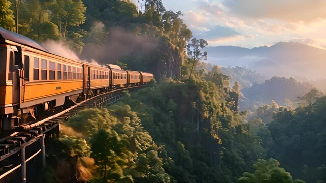 Cliffside Express: Journeying on the Edge with a Daring Train Ride