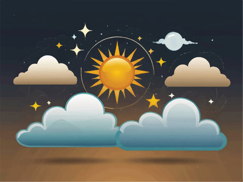 sun and clouds