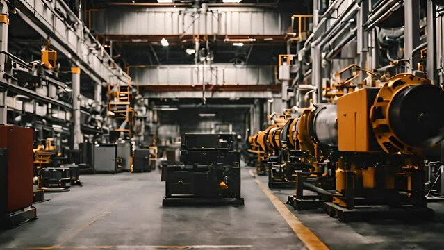 Industrial factory floor