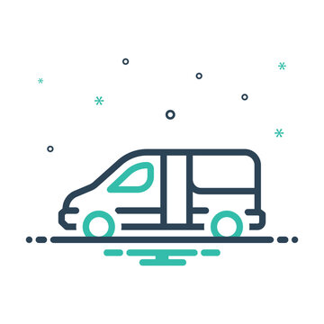 Mix icon for van