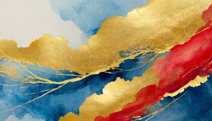 Soothing Serenity: Abstract Watercolor Waves"