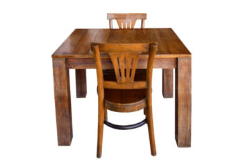 Wooden dining table set