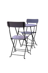 Set of folding table and chairs