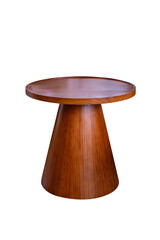 Wooden round table