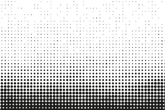 Fototapeta abstract gradient halftone dots background Pop art template texture Vector illustration