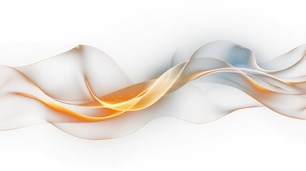 Wave set of abstract colored smoke waves peach Colorful abstract smoke painting ton white and transparent background wavy lines.