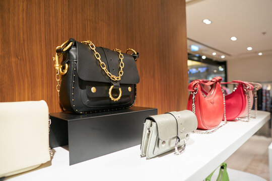 HONG KONG, CHINA - DECEMBER 05, 2023: goods on display at Zadig and Voltaire store in Harbour City. Harbour City is a shopping centre in Tsim Sha Tsui, Kowloon.