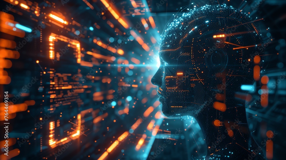 Poster forefront of machine learning technology