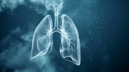 Pulmonary Impact of Fine Dust Particles. Generative AI.