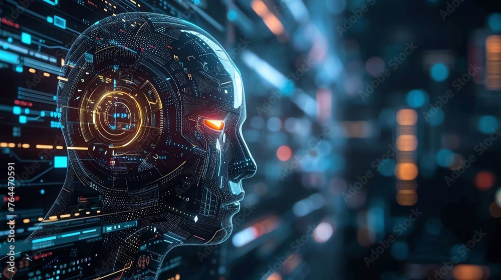 Aufkleber robot machine learning technology