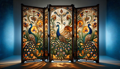  Beautiful Lit Folding Screen