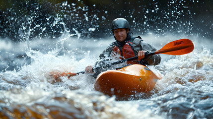 Rivers with rapids, capture the excitement and energy of whitewater kayaking. Freeze the action or experiment with motion blur for a dynamic effect