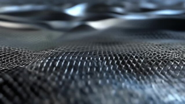 The smooth and uniform surface of graphene is highlighted in a highdefinition photo showcasing its potential as a reliable and stable material in electronic devices.