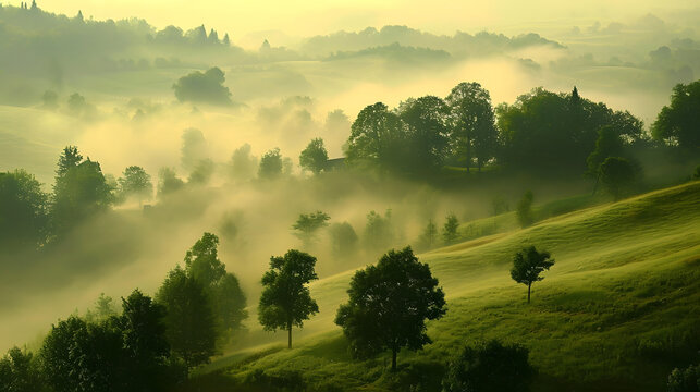 landscapes when there's fog or mist. This can add a sense of mystery and enchantment to your photos