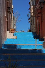 Rethimnon, Greece, Friday 15 March 2024 Crete island holidays exploring the public beach traveling summer background carnival season high quality big size prints