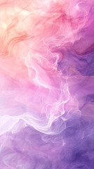Fototapeta premium Abstract pink and purple flowing smoke background