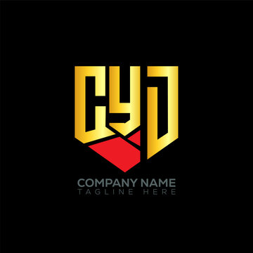 CYD letter logo abstract design. CYD unique design. CYD.