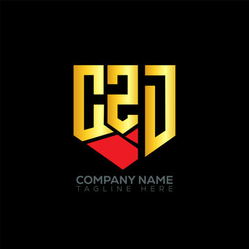CZD letter logo abstract design. CZD unique design. CZD.