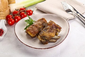 Roasted Lamb ribs with spices