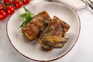 Roasted Lamb ribs with spices