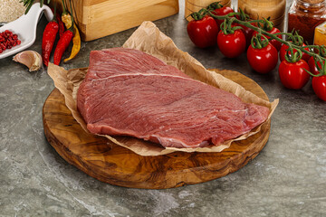 Raw beef meat shoulder for cooking