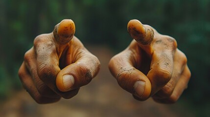 Pointed fingers in a dance of accusation and dialogue