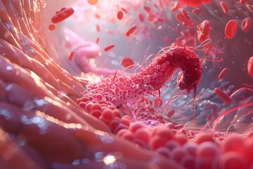 Cholesterol Particles in the 3D Bloodstream Journey Revealing Heart Disease Insights
