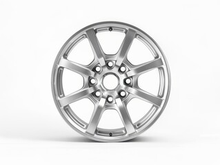 Obraz premium Alloy wheel isolated on white background.