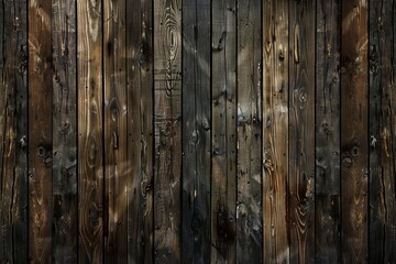 Fototapeta premium Dark wooden wall.