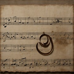 old music sheet