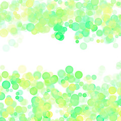 abstract background with bubbles bokeh