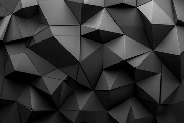 Fototapeta na wymiar Black carbon background abstract polygon, Fashion luxury