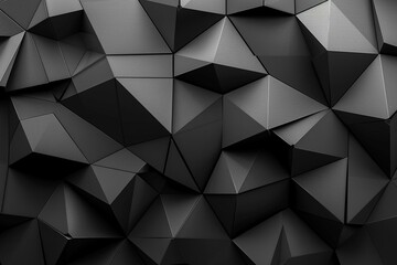 Black carbon background abstract polygon, Fashion luxury