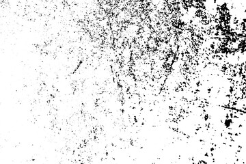 Abstract monochrome background pattern of cracks, chips, scratches, stains, scuffs. Vintage old surface